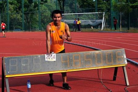 Khairil Harith Harun, menâ€™s 10000-metre walk.